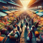 nằm mơ thấy đi chợ