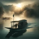 nằm mơ thấy đi đò qua sông