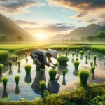 nằm mơ thấy mình đi cấy lúa