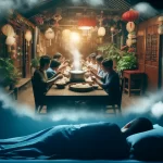 nằm mơ thấy người khác ăn cơm