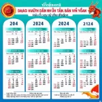 Lịch ngày tốt xấu tuổi Thìn năm 2024