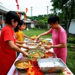 Mâm cúng thí thực