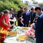 Nghi lễ cúng giỗ tổ tiên ngoài trời