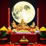 Bàn thờ gia tiên ngày rằm tháng 7
