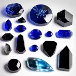 Bộ sưu tập đá phong thủy màu xanh dương và đen cho tuổi Tý