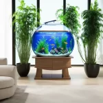 Bể cá hình tròn cho người tuổi Thân