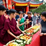 Dâng Lễ Chùa, Bài Trí Lễ Vật