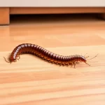 Millipede in the house
