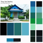 Lựa chọn màu sơn nhà cho người mệnh Thủy Sơn