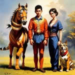 Hình ảnh tam hợp Ngọ Dần Tuất