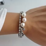 Vòng tay bạc ngọc trai