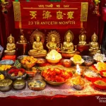 Mâm cúng gia tiên ngày 23 tháng chạp
