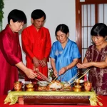 Gia Đình Việt Cúng Bài Tổ Tiên