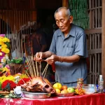 Nghi lễ thắp nhang cúng gia tiên